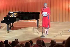 Merethe Gauden, kåseri om Harding Puls sin historikk